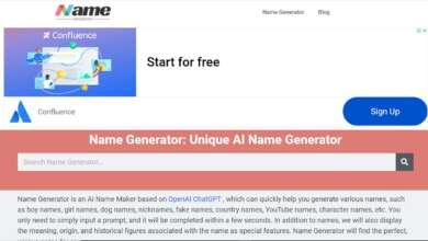 Need a catchy name? Meet the Name Generator AI!
